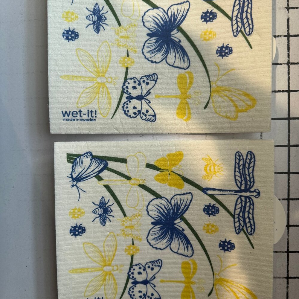 Wet-It! Swedish Treasures Dishcloth & Cleaning Cloth -Set of 2